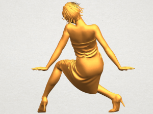 naked girl g07 Modèles 3D en vedette
