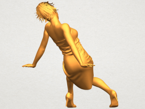 naked girl g07 Modèles 3D en vedette
