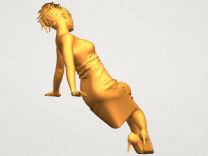 naked girl g07 Modèles 3D en vedette