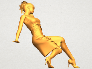 naked girl g07 Modèles 3D en vedette