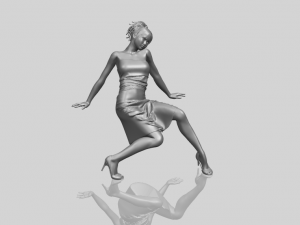naked girl g07 Modèles 3D en vedette