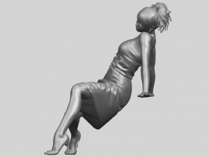 naked girl g07 Modèles 3D en vedette