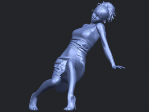 naked girl g07 Modèles 3D en vedette
