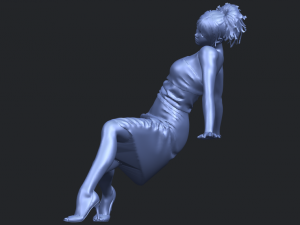 naked girl g07 Modèles 3D en vedette
