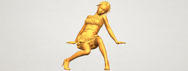 naked girl g08 Model Cetak 3D .c4d .max .obj .3ds .fbx .stl .blend 