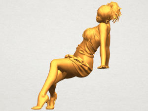 naked girl g08 Model Cetak 3D