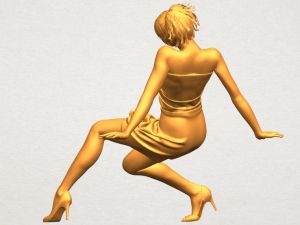 naked girl g08 Model Cetak 3D