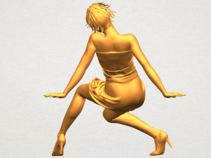 naked girl g08 Model Cetak 3D