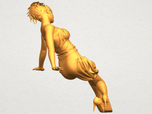 naked girl g08 Model Cetak 3D