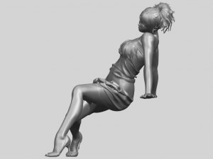 naked girl g08 Model Cetak 3D