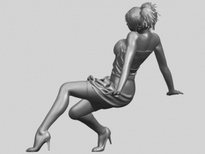 naked girl g08 Model Cetak 3D