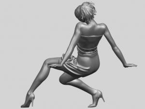naked girl g08 Model Cetak 3D