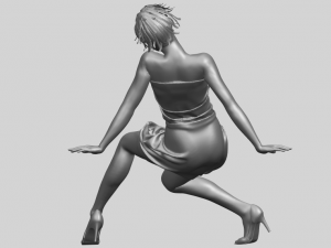 naked girl g08 Model Cetak 3D