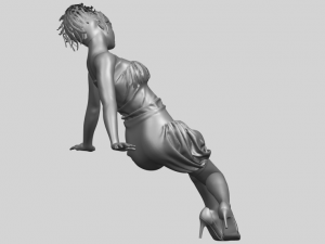 naked girl g08 Model Cetak 3D