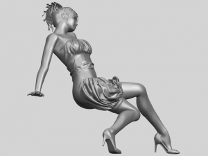 naked girl g08 Model Cetak 3D