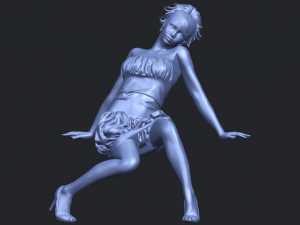 naked girl g08 Model Cetak 3D