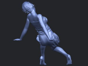 naked girl g08 Model Cetak 3D
