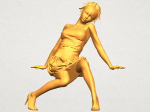 garota nua g09 Modelo de Impressão 3D