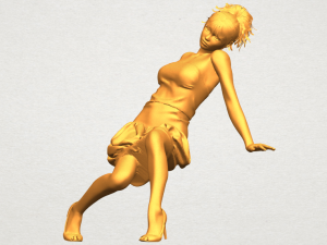 naked girl g09 3D-Druckmodell