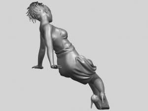naked girl g09 3D-Druckmodell
