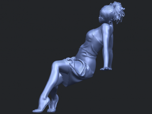 naked girl g09 3D-Druckmodell