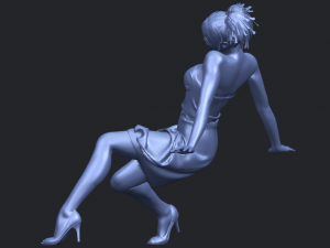 naked girl g09 3D-Druckmodell