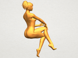 naked girl h01 3D Print Model