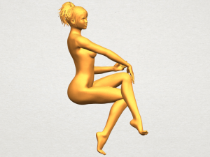 naked girl h01 3D Принт Модель