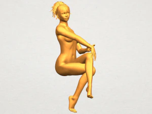 naked girl h01 3D Print Model