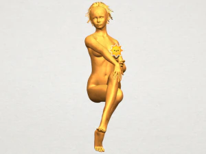 naked girl h01 3D Print Model