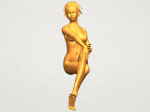 naked girl h01 3D Print Model