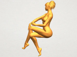 naked girl h01 3D Print Model