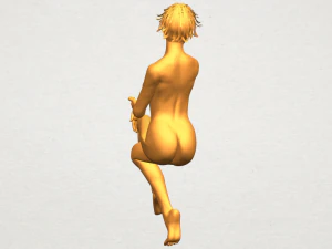 naked girl h01 3D Print Model