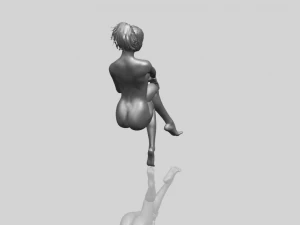naked girl h01 3D Print Model