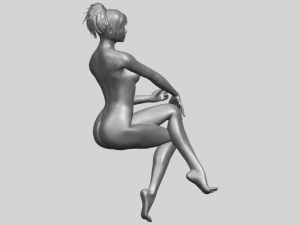 naked girl h01 3D Print Model