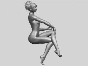 naked girl h01 3D Print Model