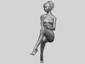 naked girl h01 3D Print Model