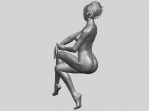 naked girl h01 3D Принт Модель