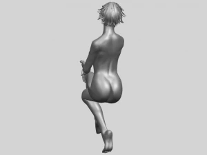 naked girl h01 3D Print Model