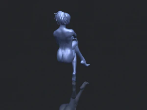 naked girl h01 3D Print Model