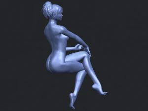 naked girl h01 3D Print Model