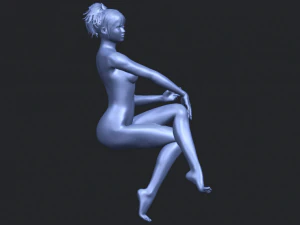 naked girl h01 3D Print Model
