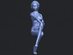 naked girl h01 3D Print Model