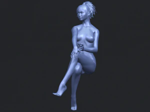 naked girl h01 3D Print Model