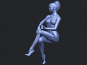 naked girl h01 3D Print Model