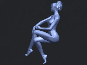 naked girl h01 3D Print Model