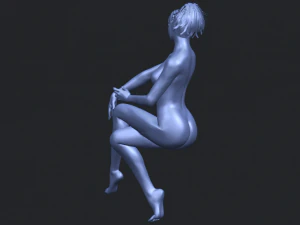 naked girl h01 3D Print Model