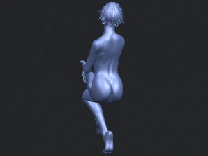 naked girl h01 3D Print Model