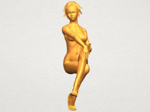 naked girl h03 3D-printmodel