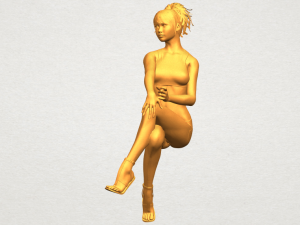 naked girl h03 3D-printmodel